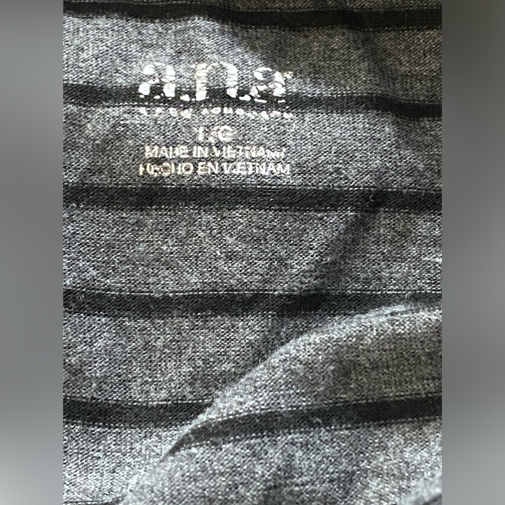 Black and black striped s and gray casual hoodie outings